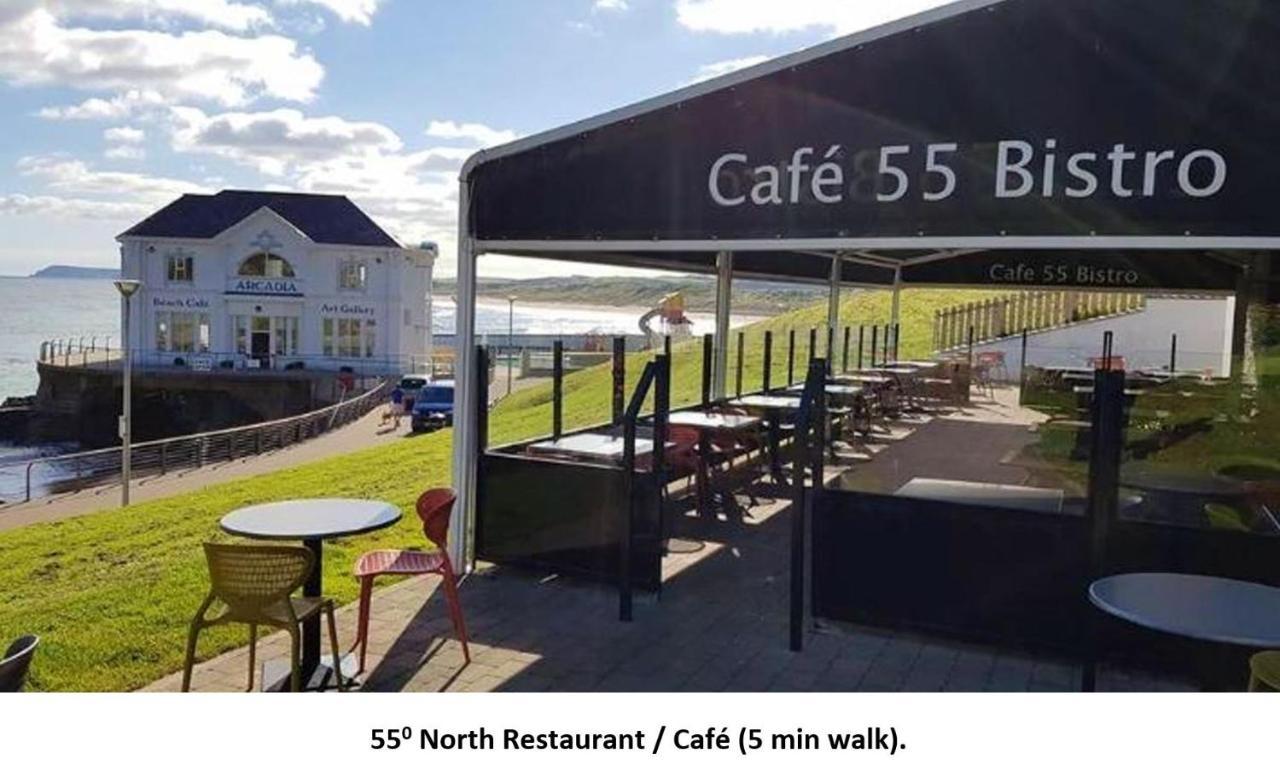 Apt3, No 2 Antrim Gardens, Portrush With Seaview Bagian luar foto