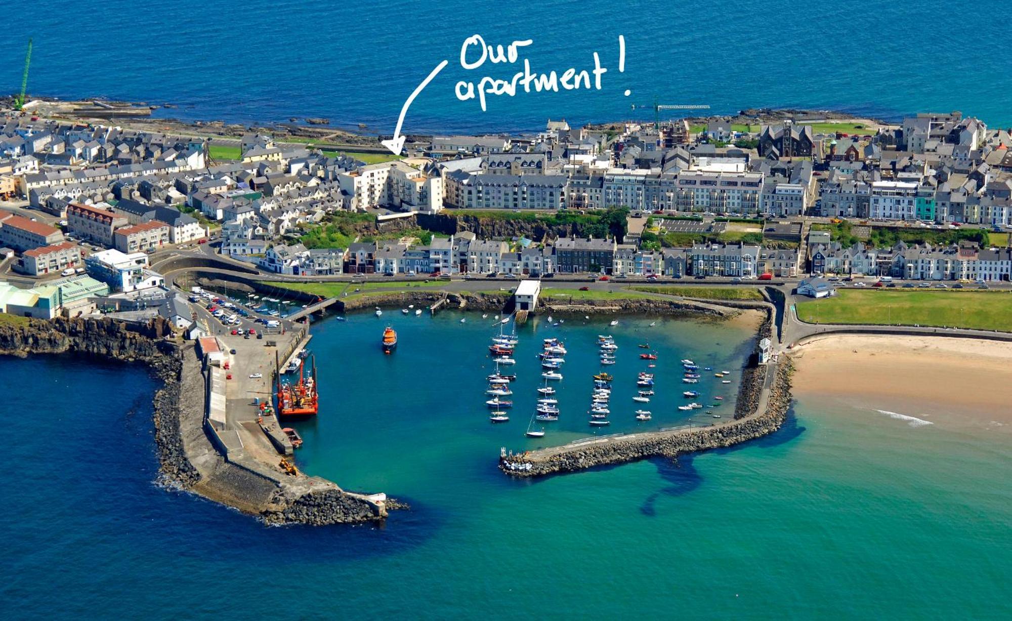 Apt3, No 2 Antrim Gardens, Portrush With Seaview Bagian luar foto